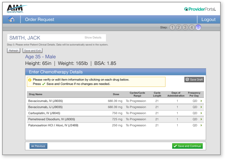 Clinical Detail - Dosing
