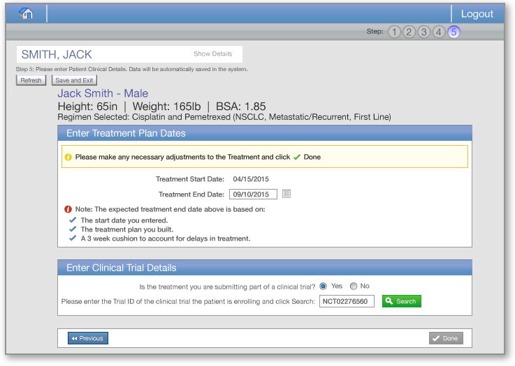 Clinical Detail - Height and Weight