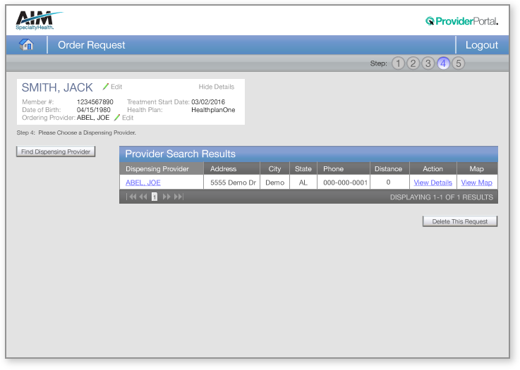 Clinical Detail Entry - Dispensing Date