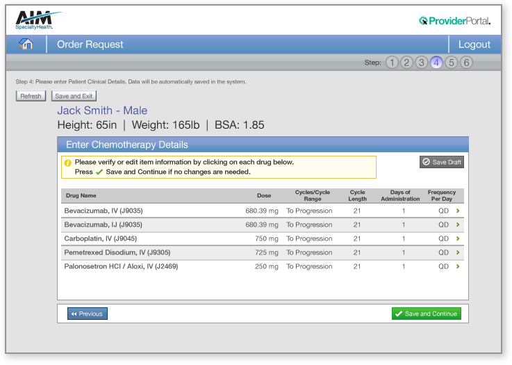 Clinical Detail - Dosing
